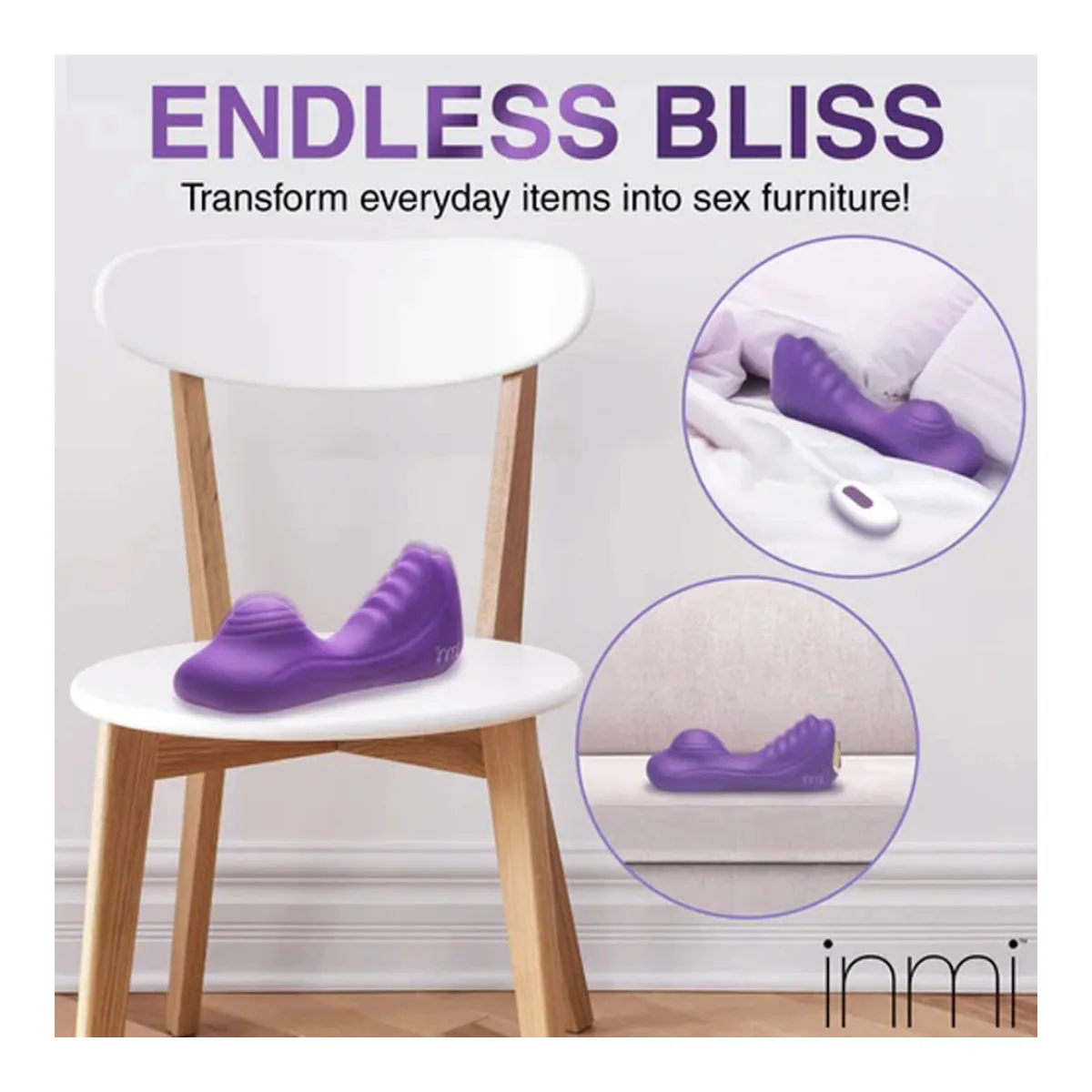 Vibrating Silicone Grinder - Purple - anal toys - product image 2