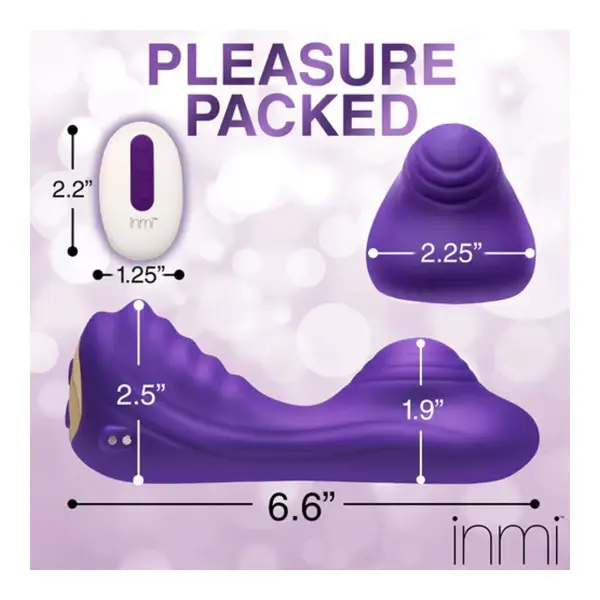 Vibrating Silicone Grinder - Purple - anal toys - product image 5