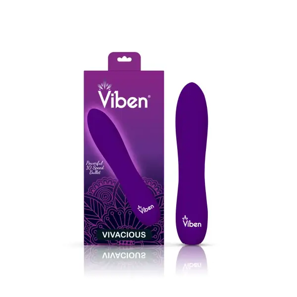 Vivacious Flexible Power Bullet - Violet – vibrator bullet charger – view 4