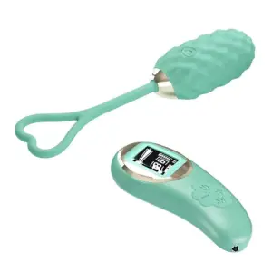 Vivian Remote Control Vibrating Egg - Turquoise - view 4
