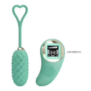 Vivian Remote Control Vibrating Egg - Turquoise - view 5