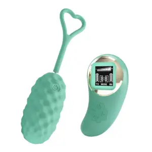 Vivian Remote Control Vibrating Egg - Turquoise - view 6