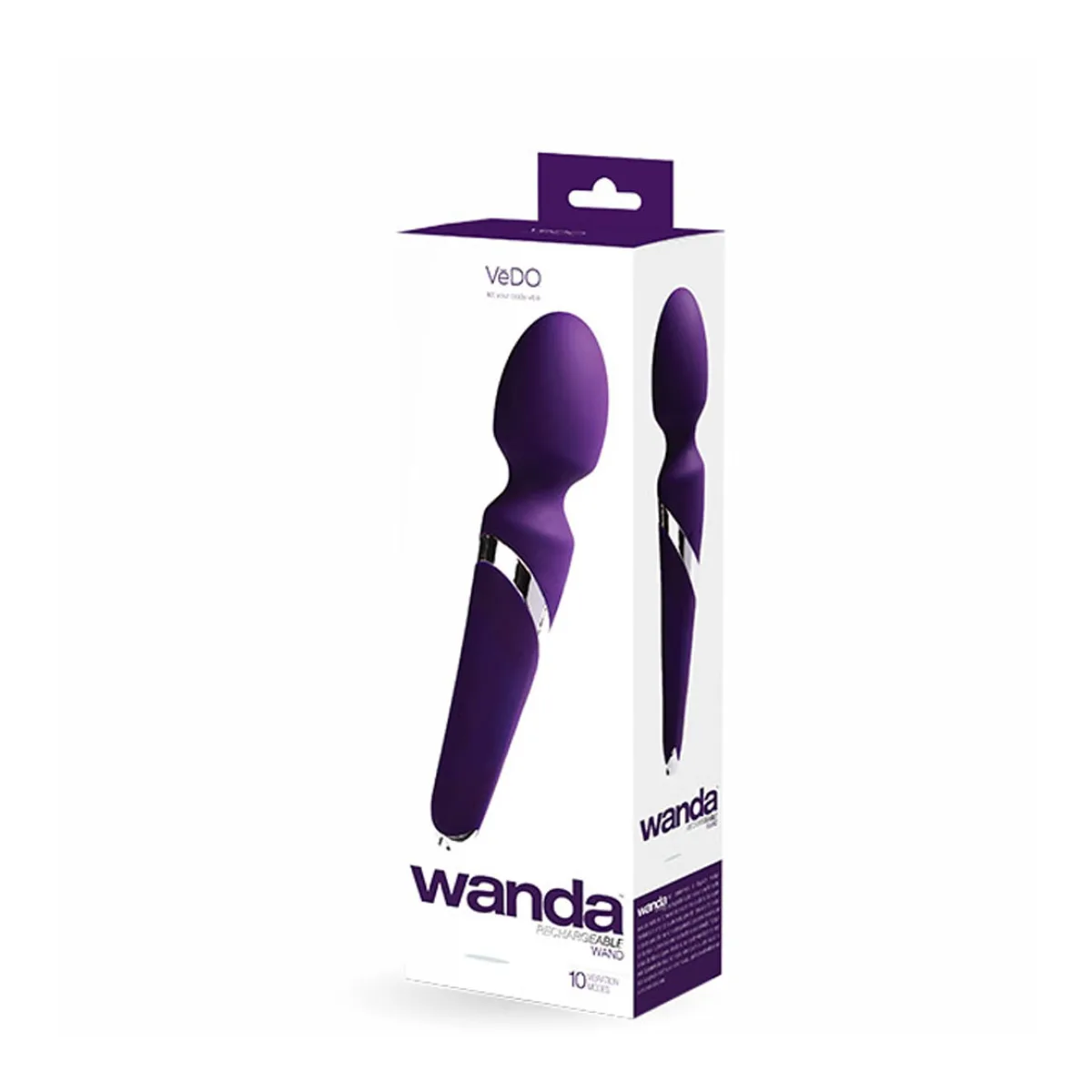 Wanda Rechargeable Wand - Deep Purple - view 1