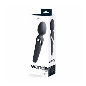 Wanda Rechargeable Wand - Just Black - view 1