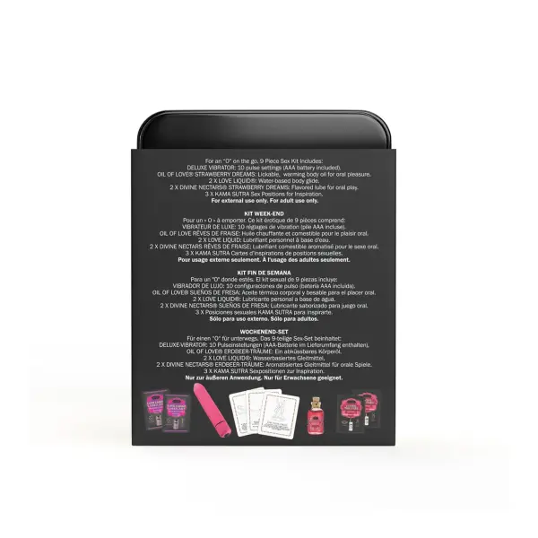 Weekender Kit Vibe Strawberry Dreams - couples sex toys kit - product image 2