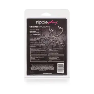 Weighted Nipple Clamps 5 Weighted Nipple Clamps nipple clamps - alternate angle