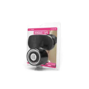 Whipsmart 100ft Bondage Tape Black bondage tape - main product image