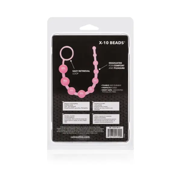 X-10 Graduated Anal Beads x-10 graduated anal beads - alternate angle
