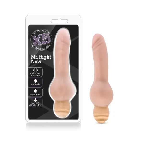 X5 Mr. Right Now - Vanilla realistic vibrator - product image 5