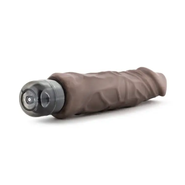 X5 Plus - Hard on Vibrating 9 Inch Dildo - Brown - realistic vibrator - product image 3