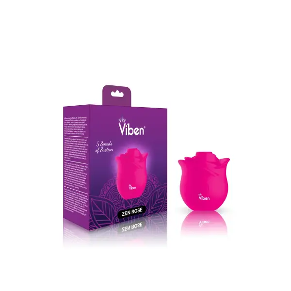 Zen Rose - Hot Pink clitoral vibrator - product image 5