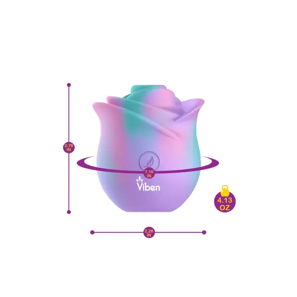 Zen Rose - Unicorn - rose vibrator - product image 6